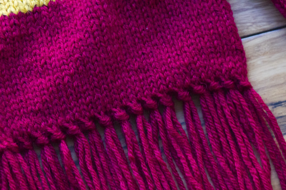 harry potter knit scarf