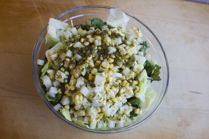 Mexican layered salad
